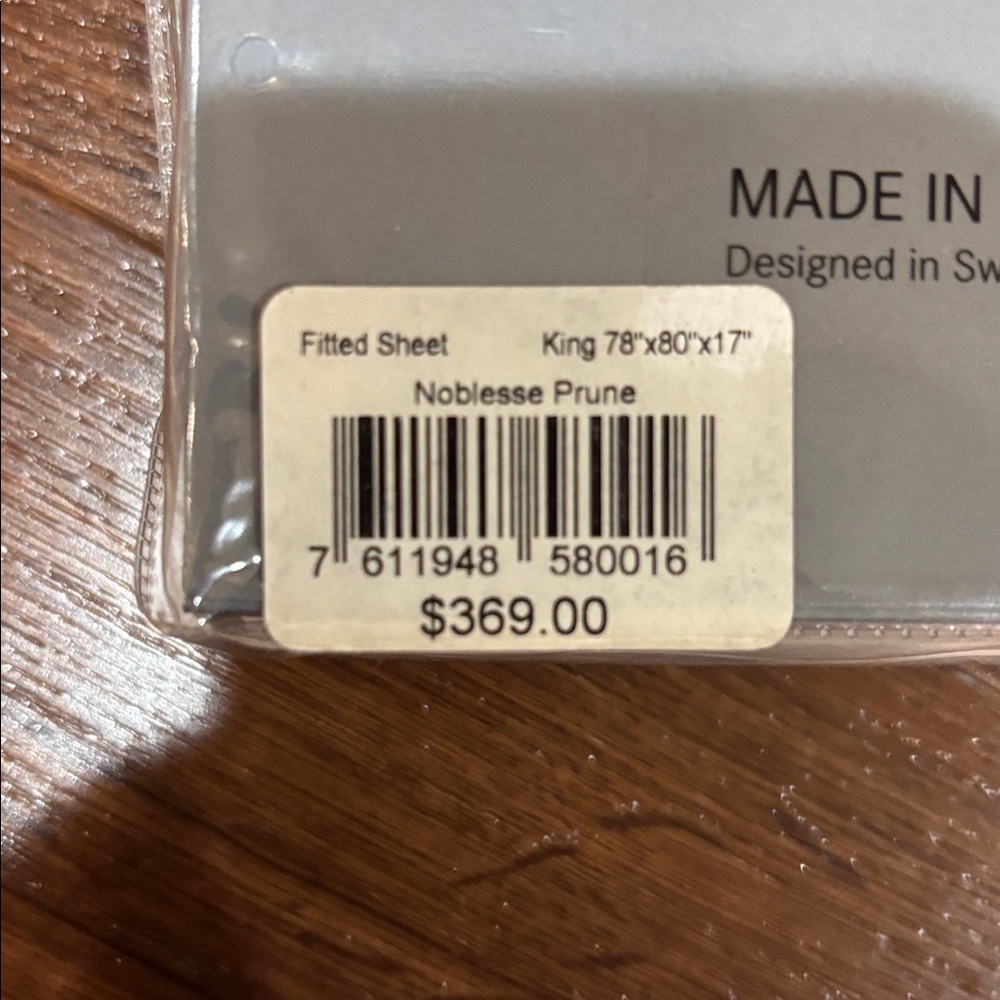 Schlossberg Satin Noblesse Bedding Set KING SIZE - Prune - New - Picture 6 of 7